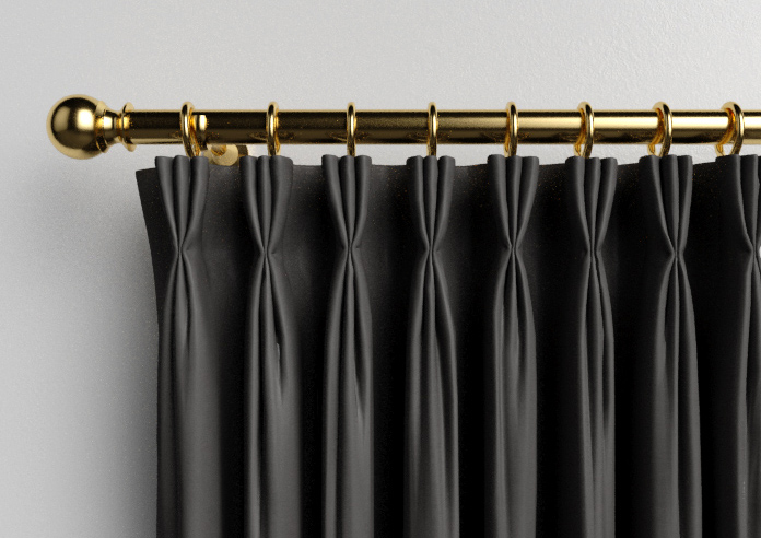 Akoya Faux Silk, Lustre Slate Grey - Made to Measure Curtains - Image 11